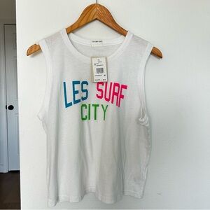 MOTHER - LES SURF CITY, Muscle Tee size Medium NWT